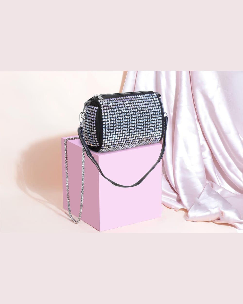 Nova Crystal Baguette Bag — Iridescent — view 1 of 5