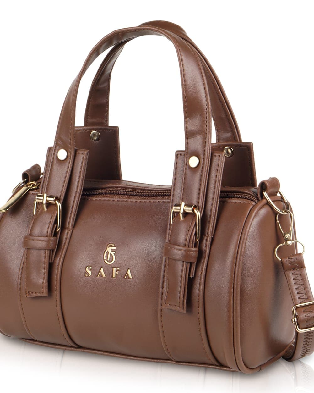 Nyra Barrel Handbag — Brown — view 1 of 5
