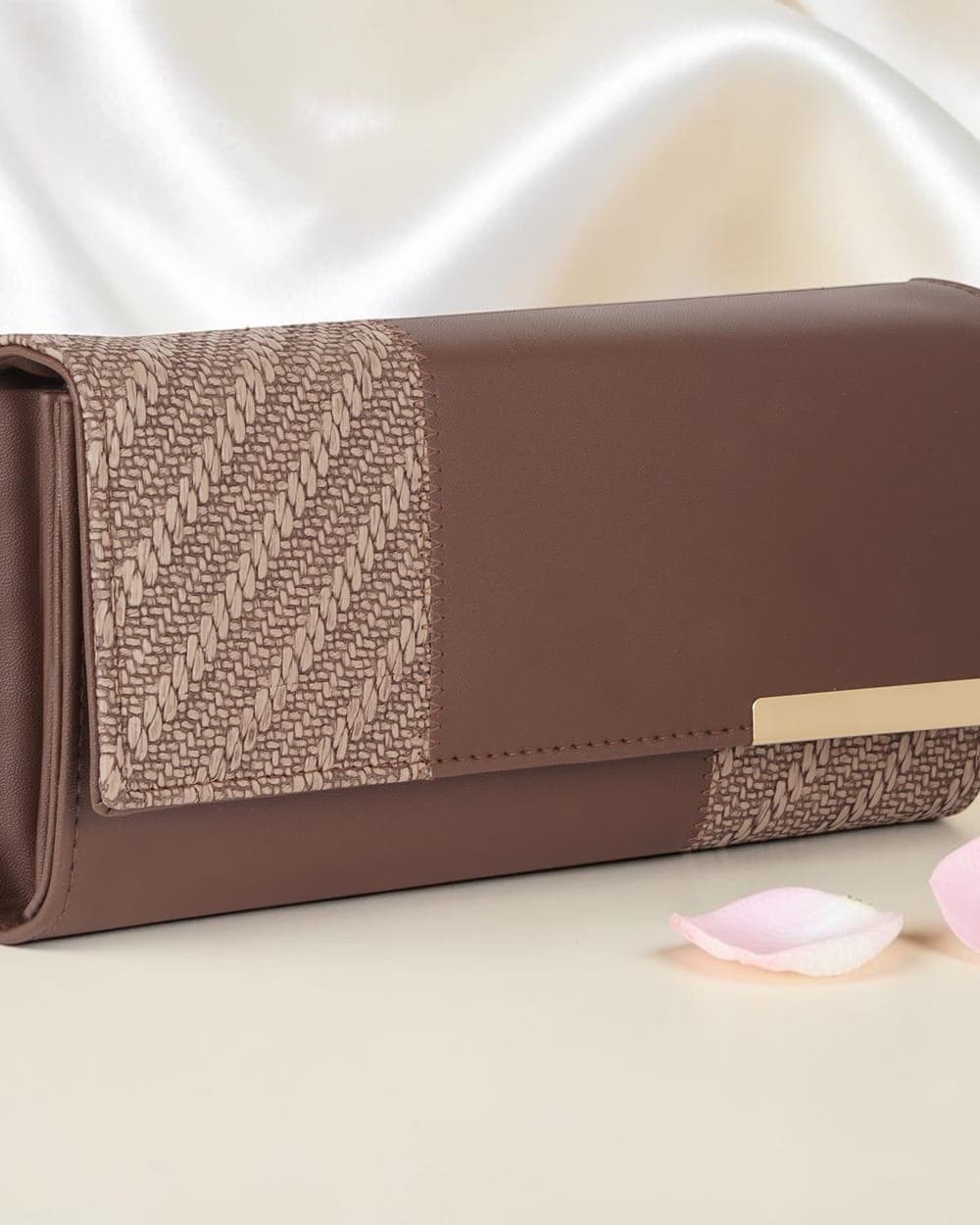 Pari Line Long Wallet — Coffee — DOSYSO Classic
